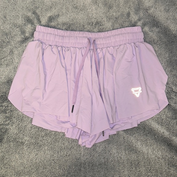 Luogongzi Shorts Luogongzi Tik Tok Viral Lavender Flow Shorts Size